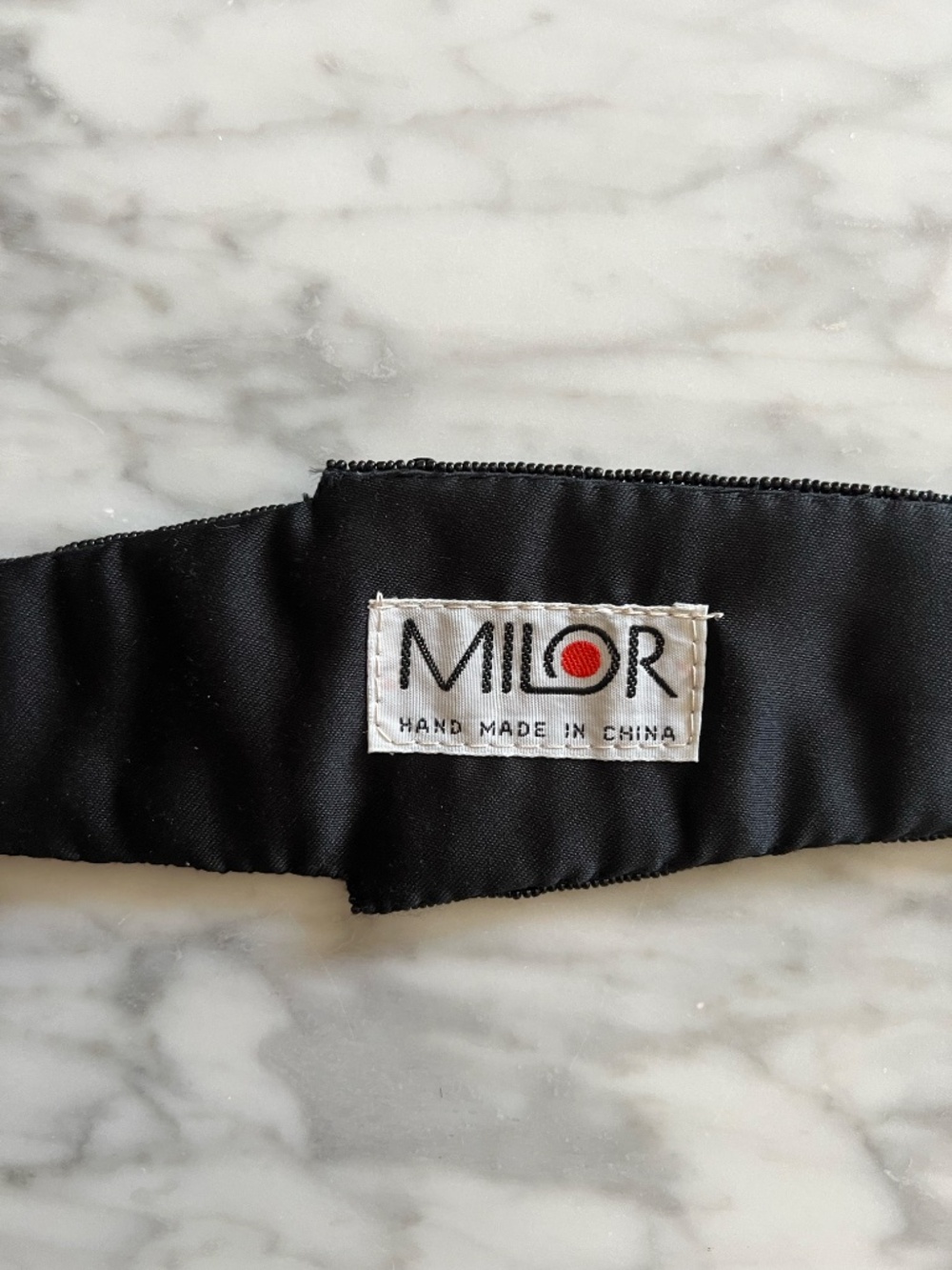 Vintage MILOR Black Red Beaded Belt Art Deco Statement - Picture 8 of 8